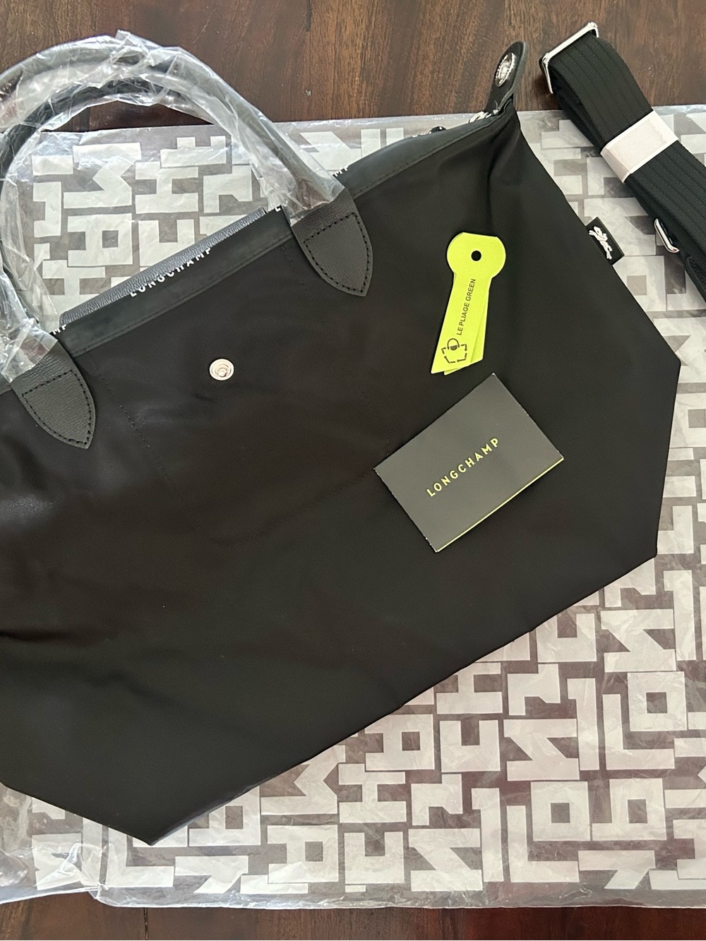 Longchamp Le Pliage Classic Black Tote Bag